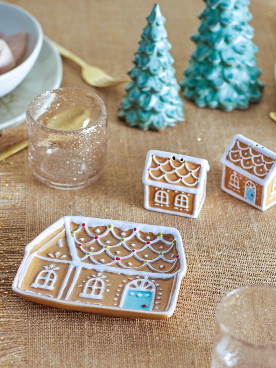 Bloomingville Ginnie Tallrik, Brun, Keramik, 6-pack