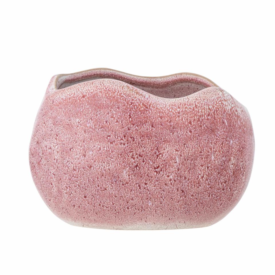 Bloomingville Pennie Kruka, Rosa, Stengods, 4-pack