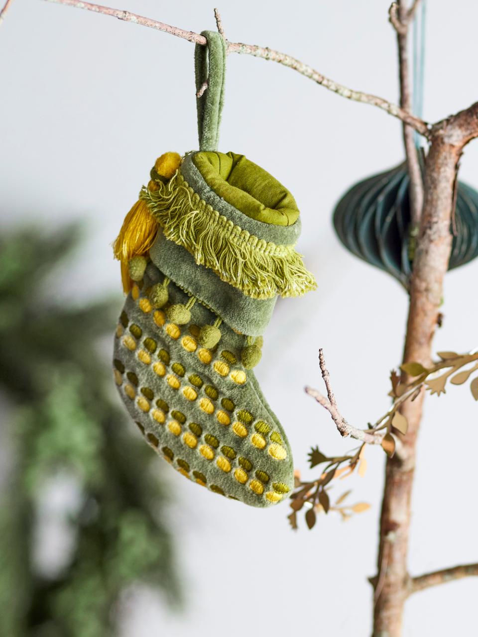 Bloomingville Jeanne Dekoration, Grön, Bomull, 4-pack