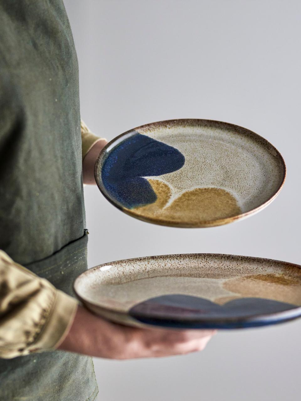 Bloomingville Jules Tallrik, Grå, Stengods, 6-pack