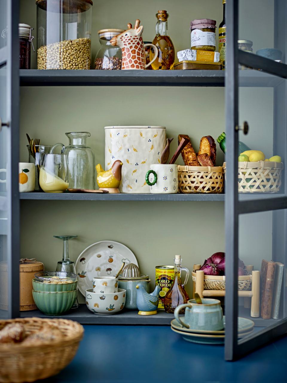 Bloomingville Mini Agnes Kopp, Vit, Stengods, 6-pack