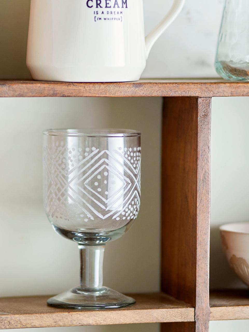 Creative Collection Kiyomi Vinglas, Klar, Återvunnet Glas, 6-pack