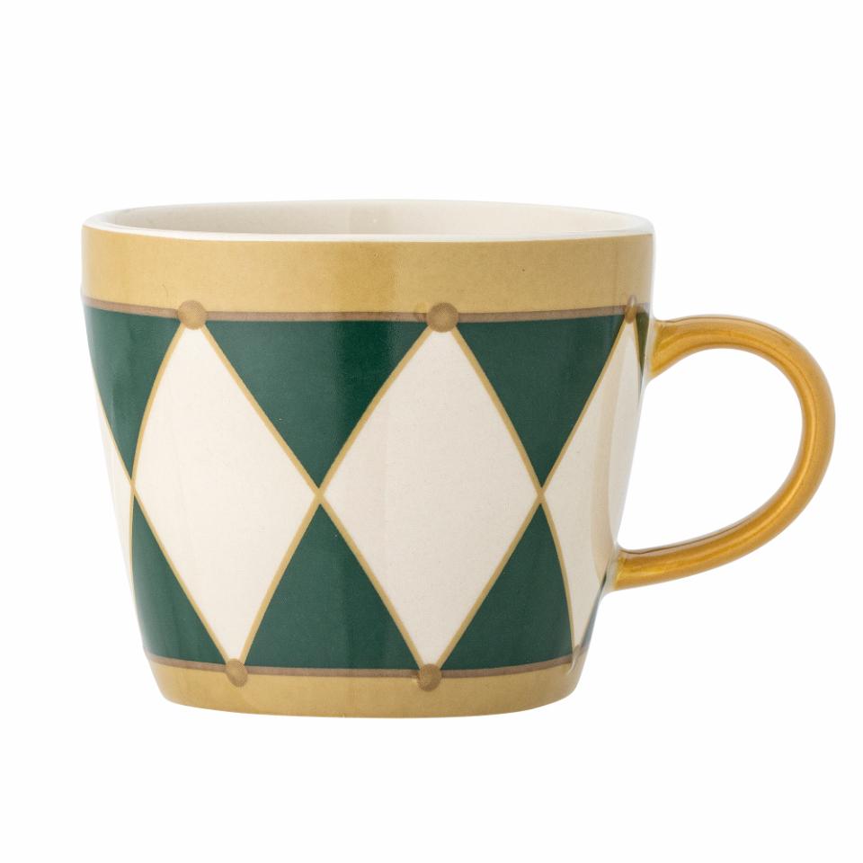 Bloomingville Jolly Mugg, Grön, Stengods, 6-pack