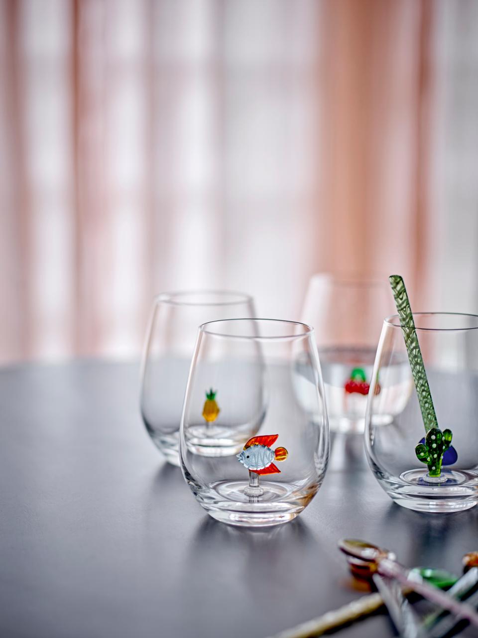 Bloomingville Misa Dricksglas, Klart, Glas, 4-pack