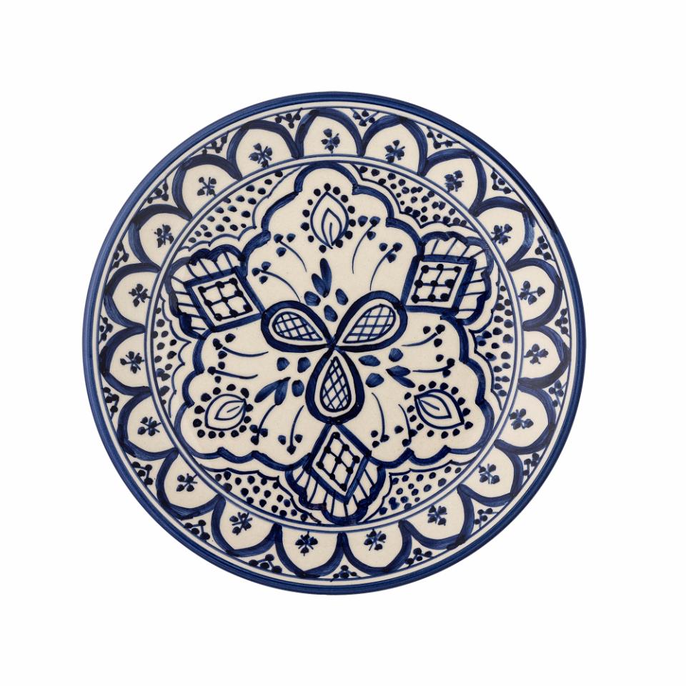 Creative Collection Karlie Tallrik, Blå, Stengods, 6-pack