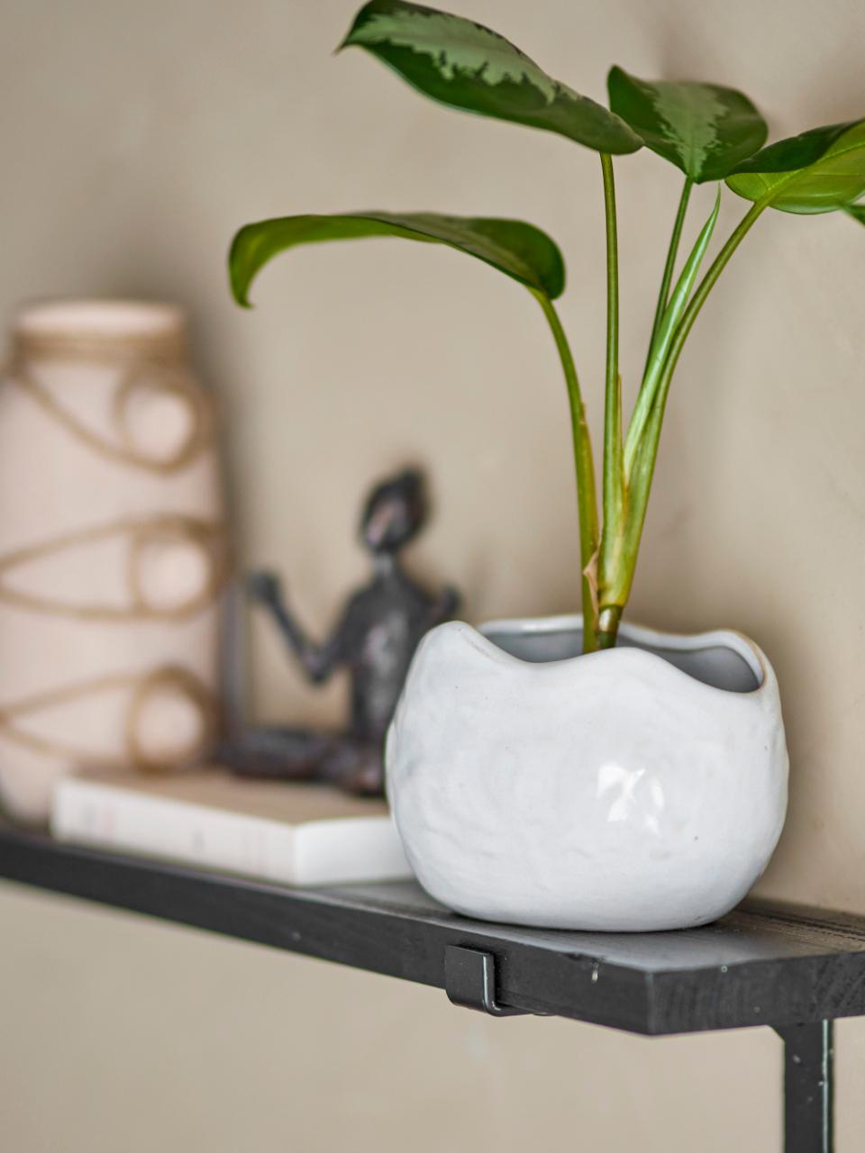 Bloomingville Pennie Kruka, Vit, Stengods, 4-pack