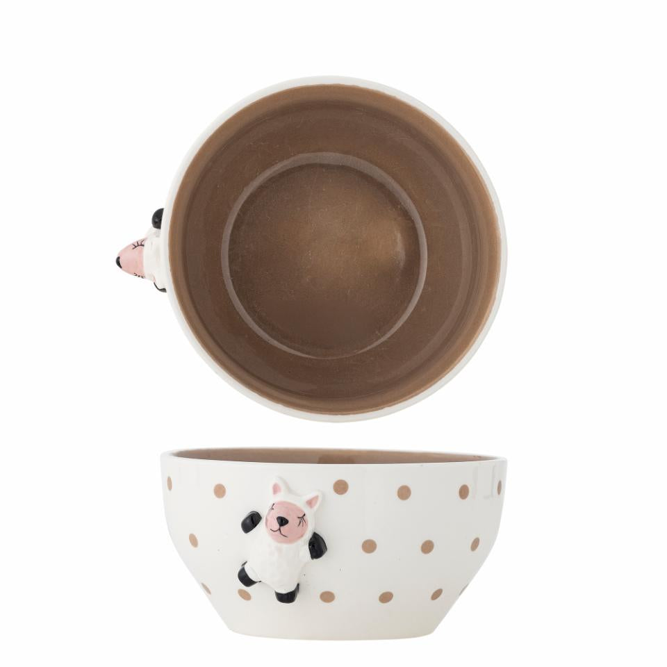 Bloomingville Mini Dolly Skål, Brun, Stengods, 6-pack