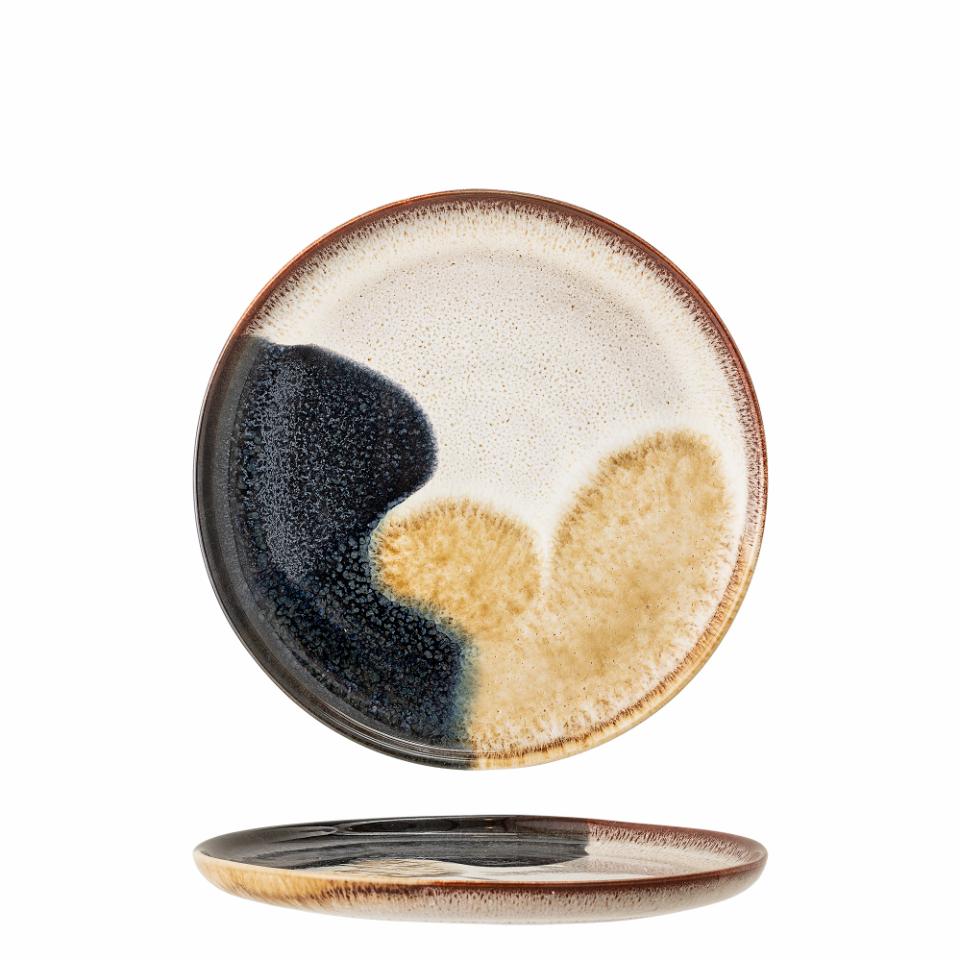 Bloomingville Jules Tallrik, Grå, Stengods, 6-pack