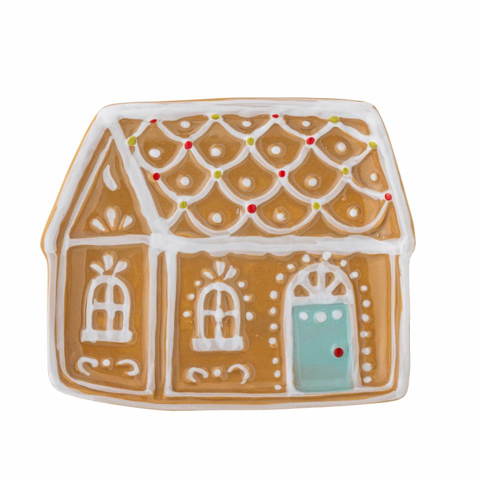 Bloomingville Ginnie Tallrik, Brun, Keramik, 6-pack