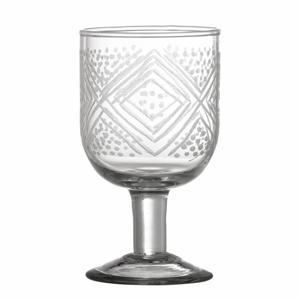 Creative Collection Kiyomi Vinglas, Klar, Återvunnet Glas, 6-pack
