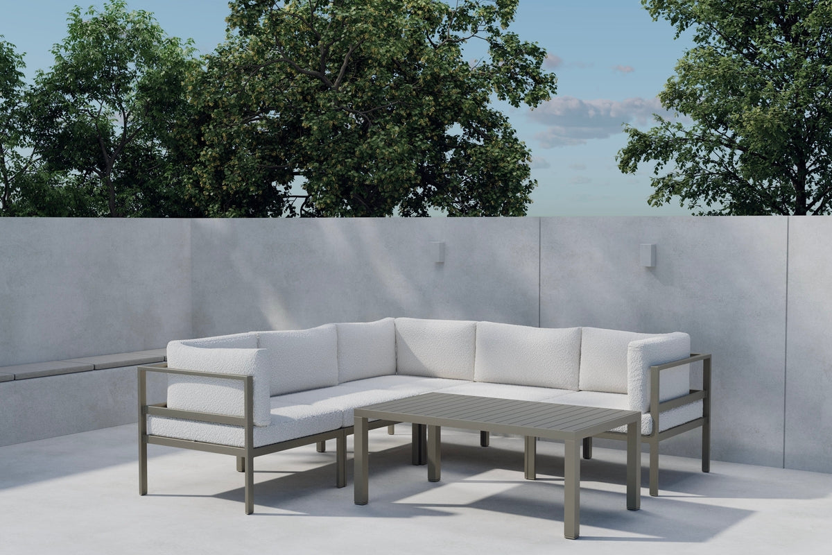 Venture Home Copacabana Soffmoduler Brun + Soffmoduler Brun + Soffbord 120 x 70 Brun