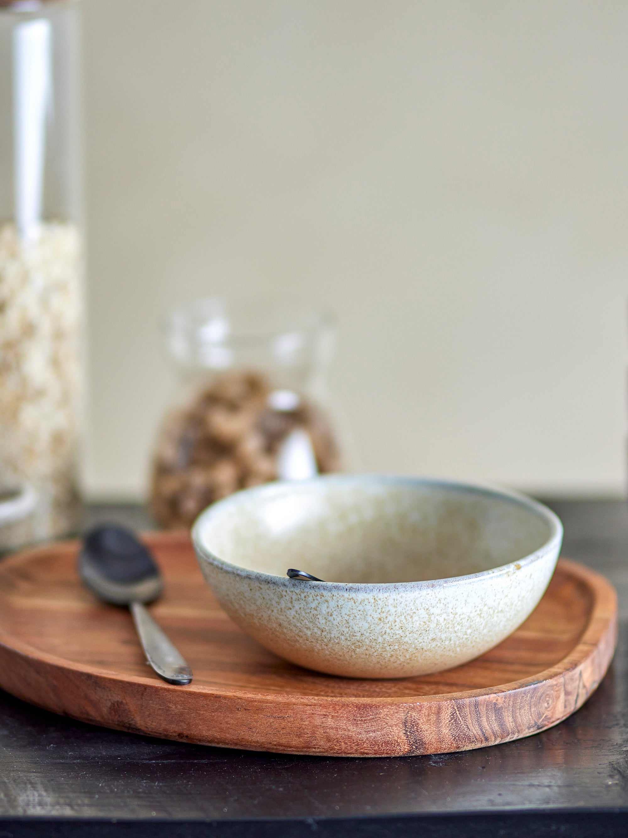 Bloomingville PAULA Frukostset, Natur, Stengods