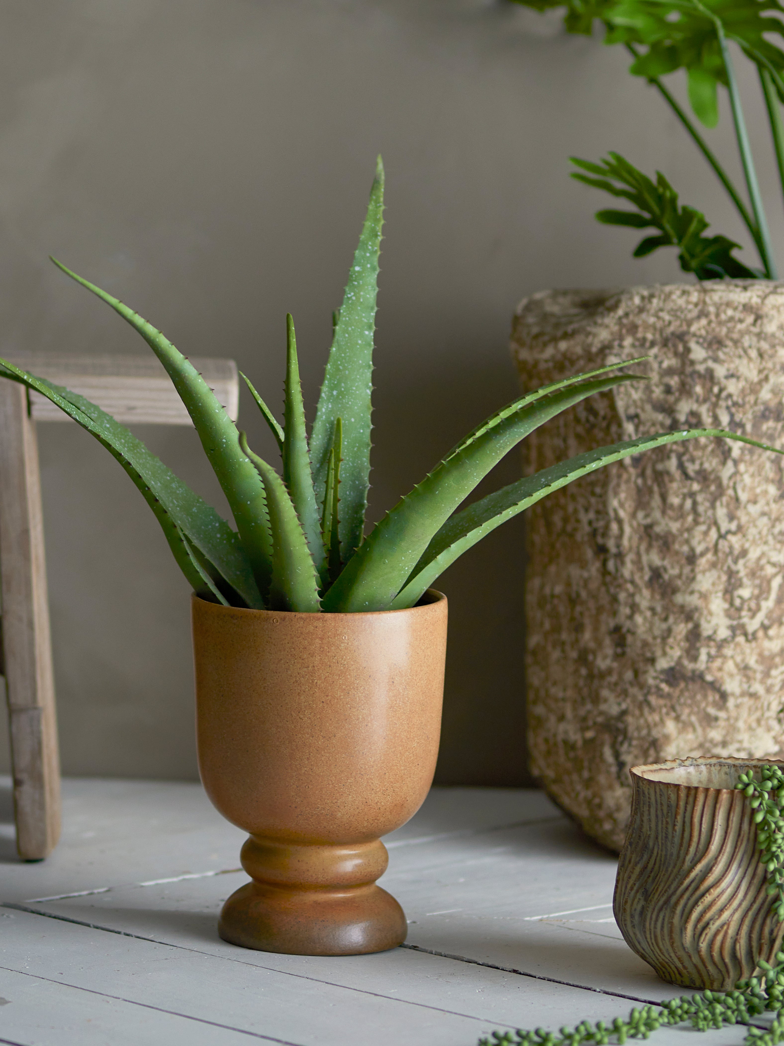 Bloomingville ALOE Växt, Grön, Konstgjord