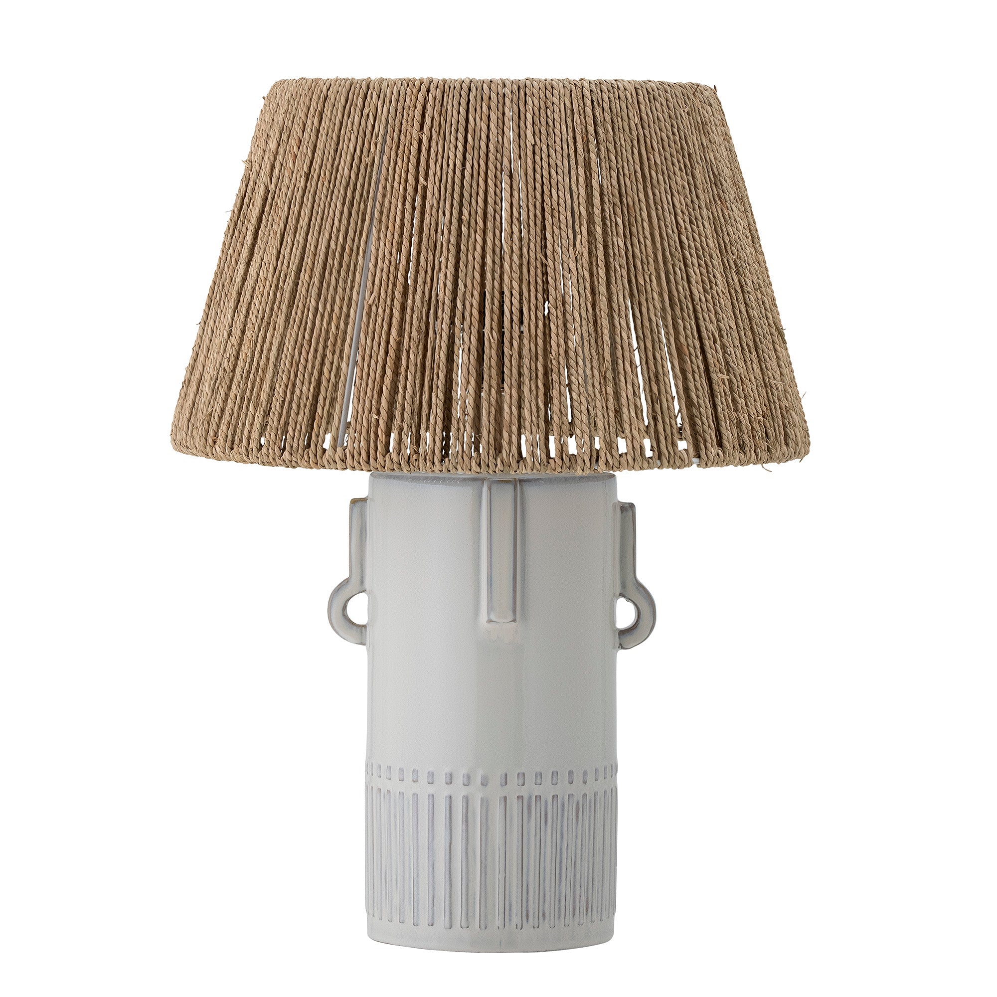 Bloomingville RAMA Bordslampa, Vit, Stengods