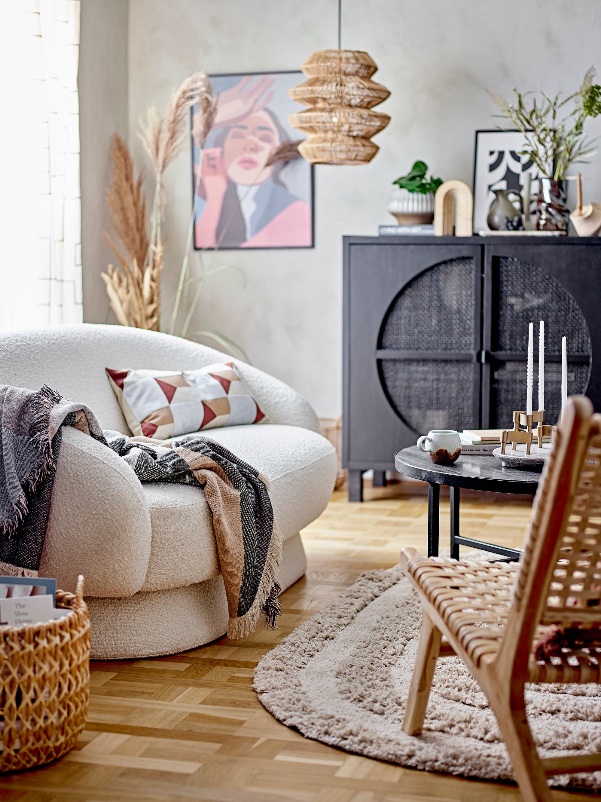 Bloomingville TURI Matta, Natur, Bomull