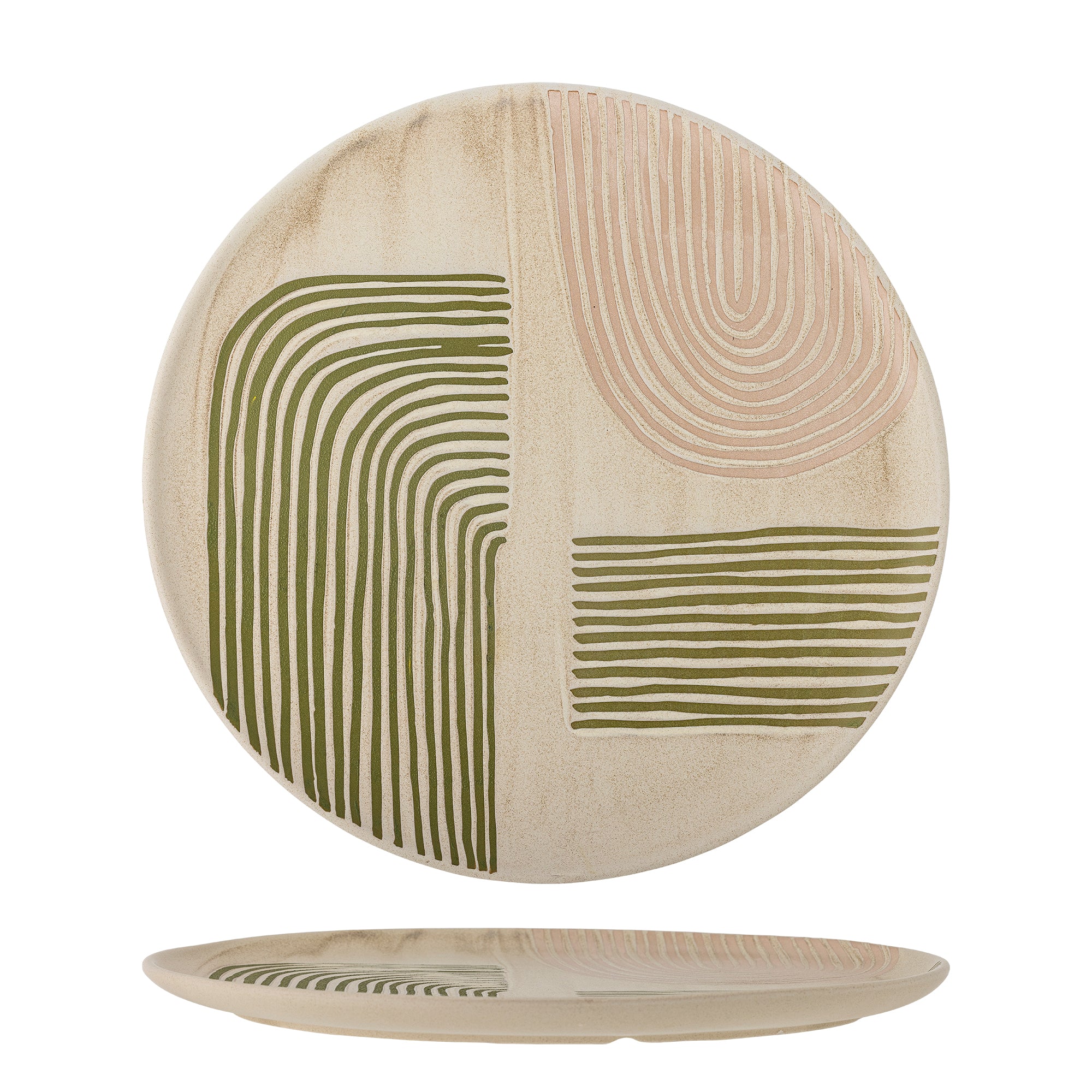 Bloomingville AMICA Serveringsfat, Rosé, Stengods