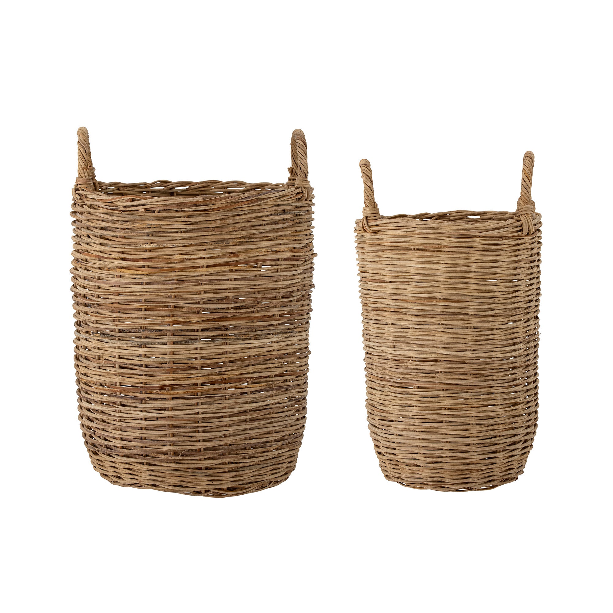 Bloomingville SEDE Korg, Natur, Rattan, set om 2
