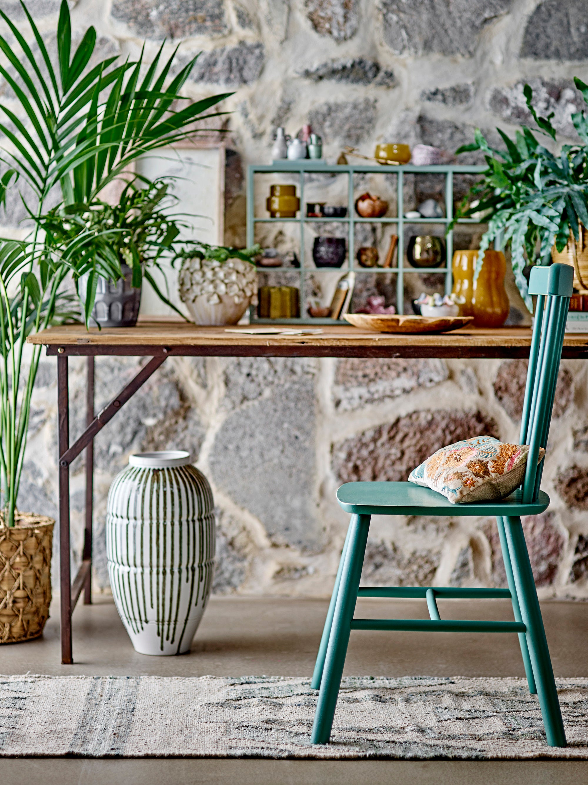 Creative Collection DELARA Matta, Grön, Ull