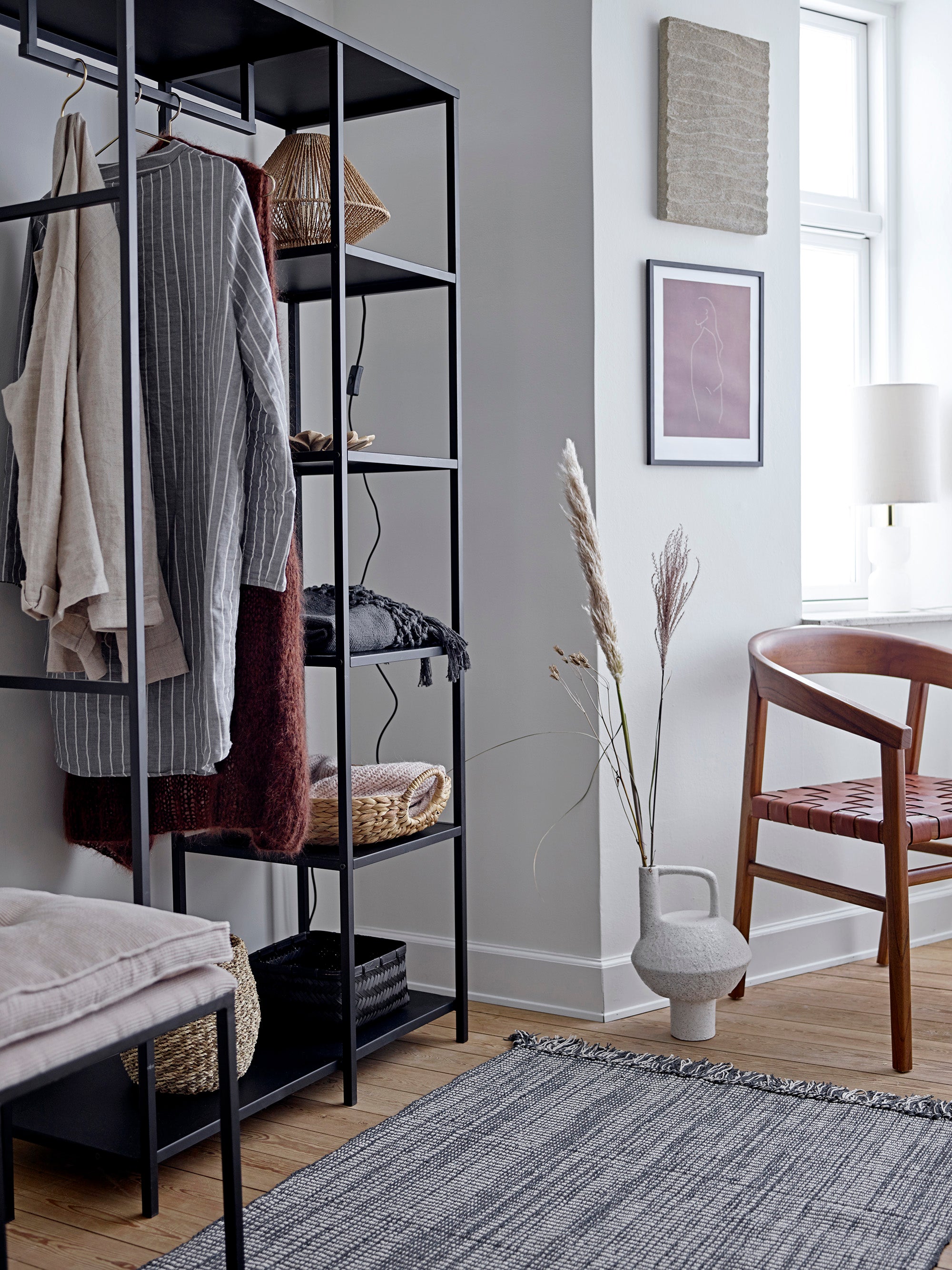 Bloomingville MALLI Korg, Natur, Sjögräs, set om 3