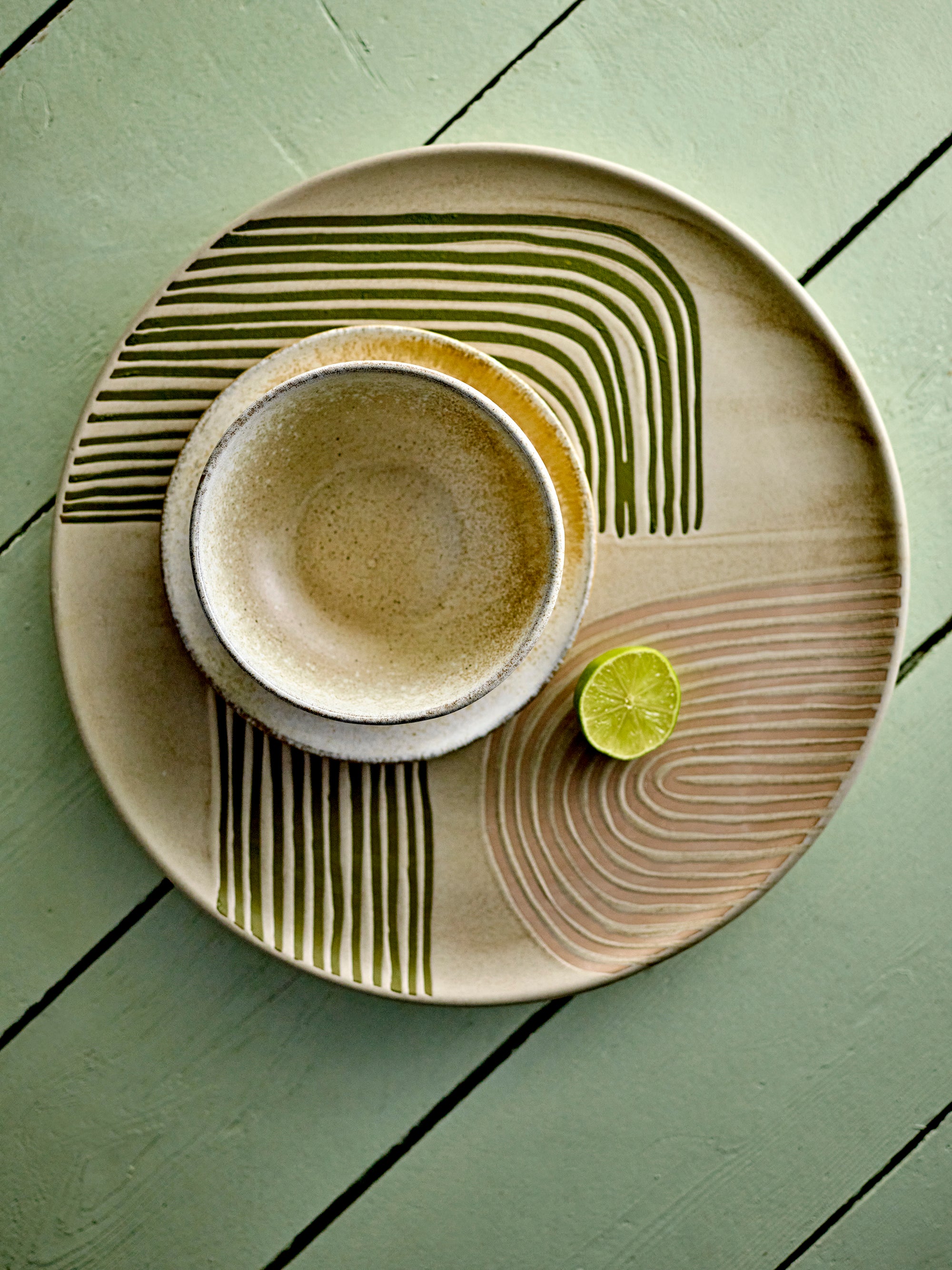 Bloomingville AMICA Serveringsfat, Rosé, Stengods