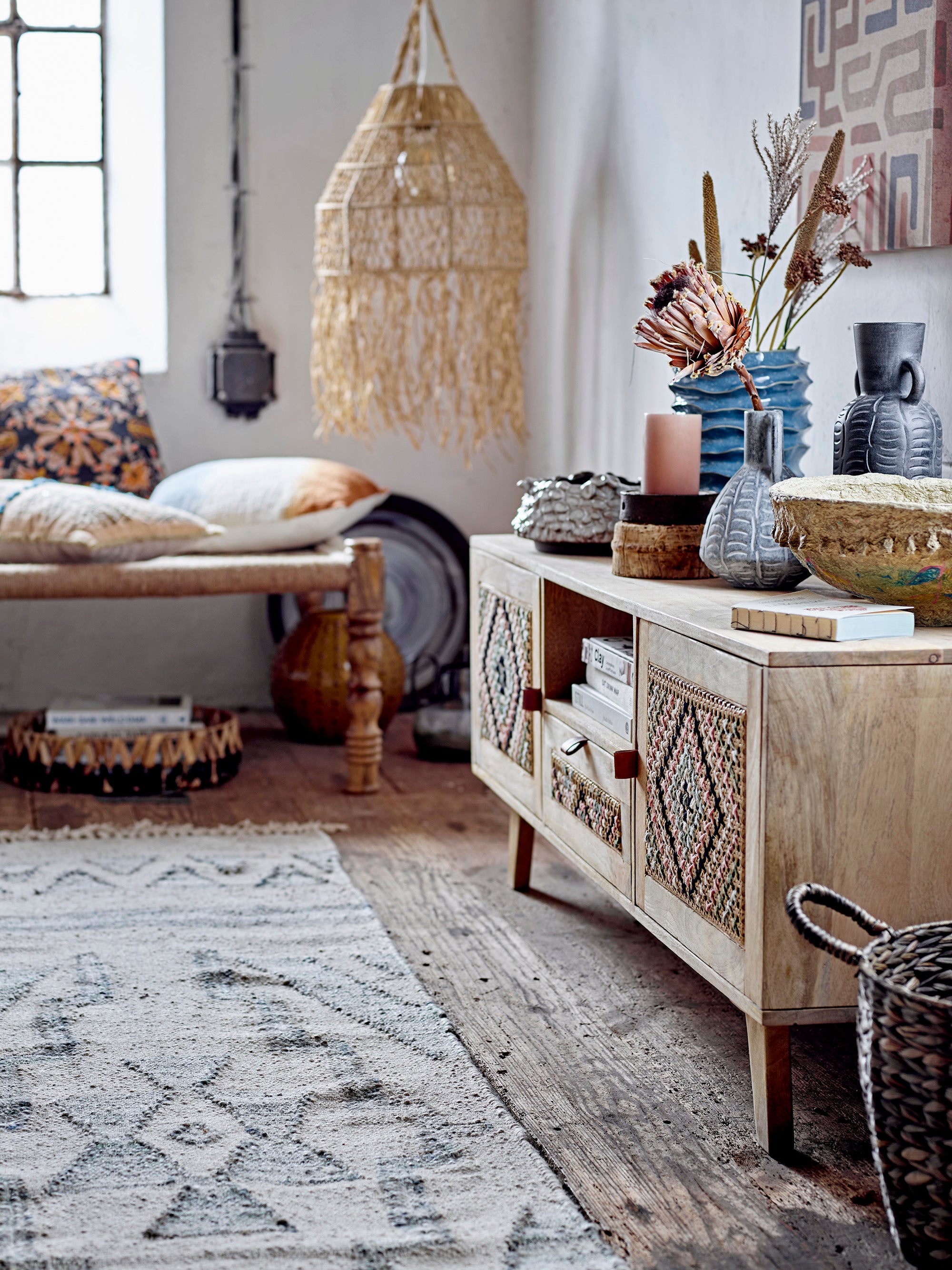 Creative Collection DELARA Matta, Grön, Ull