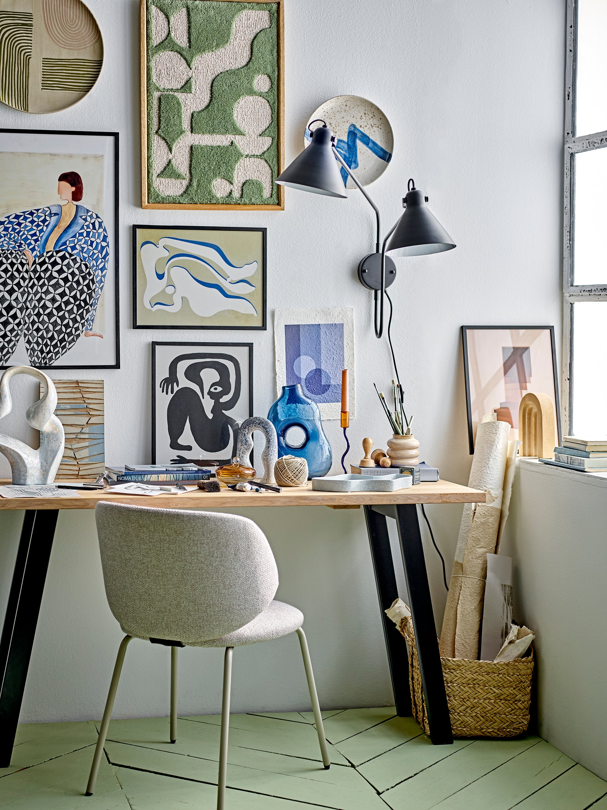 Bloomingville AMICA Serveringsfat, Rosé, Stengods