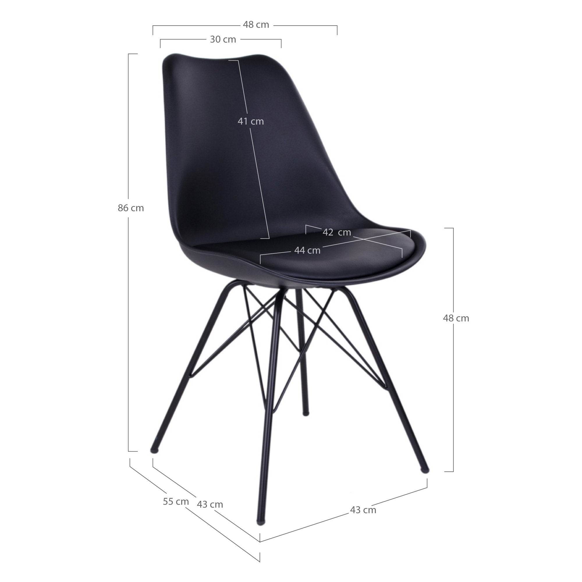 House Nordic Oslo Matstol 2 pack