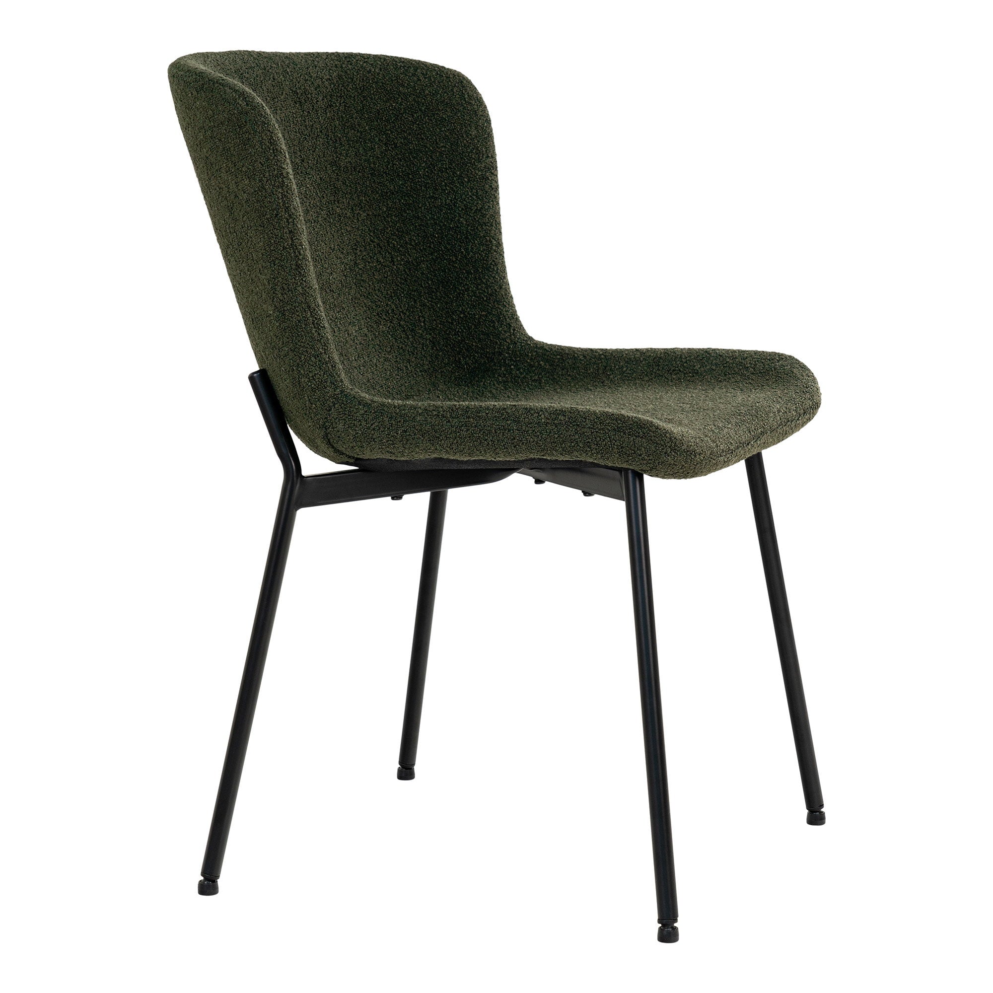 House Nordic Maceda Matstol 2 pack Mörkgrön