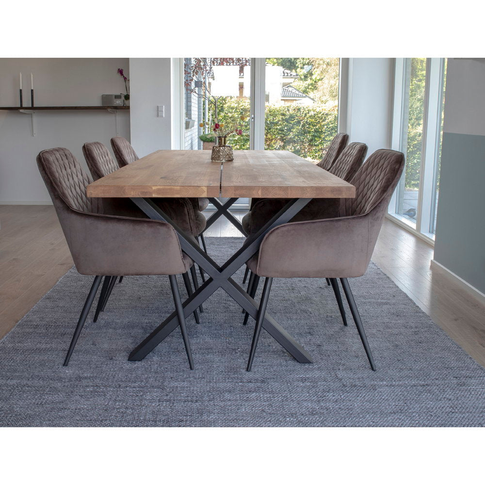 House Nordic Harbo Matstol 2 pack Light Brun