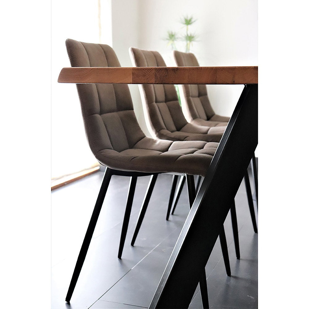 House Nordic Middelfart Matstol 2 pack Brun