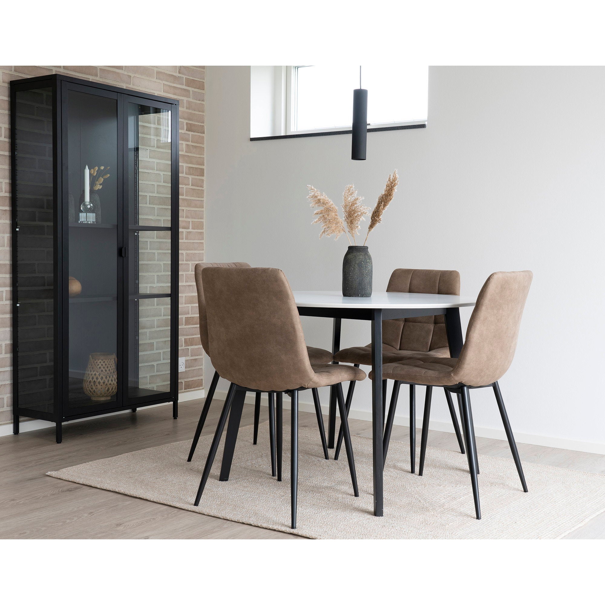 House Nordic Middelfart Matstol 2 pack Brun