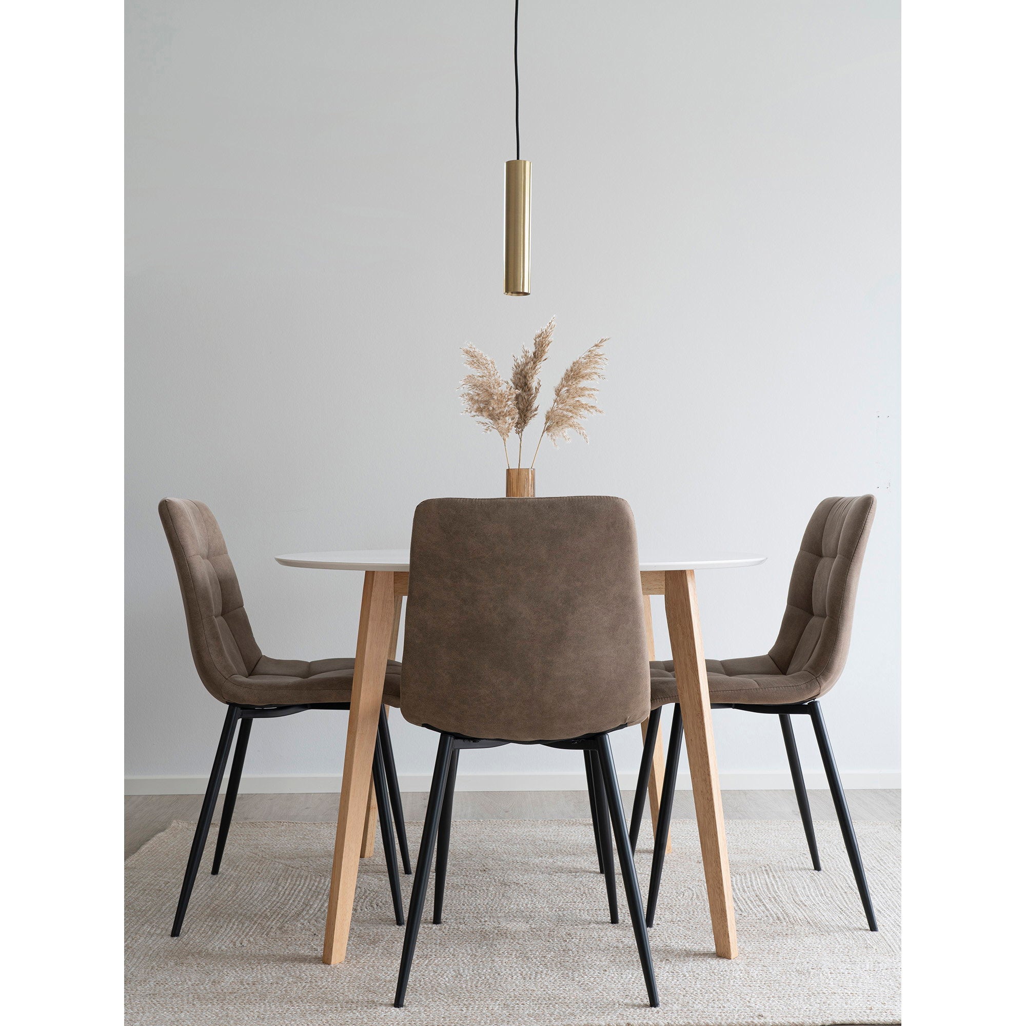 House Nordic Middelfart Matstol 2 pack Brun