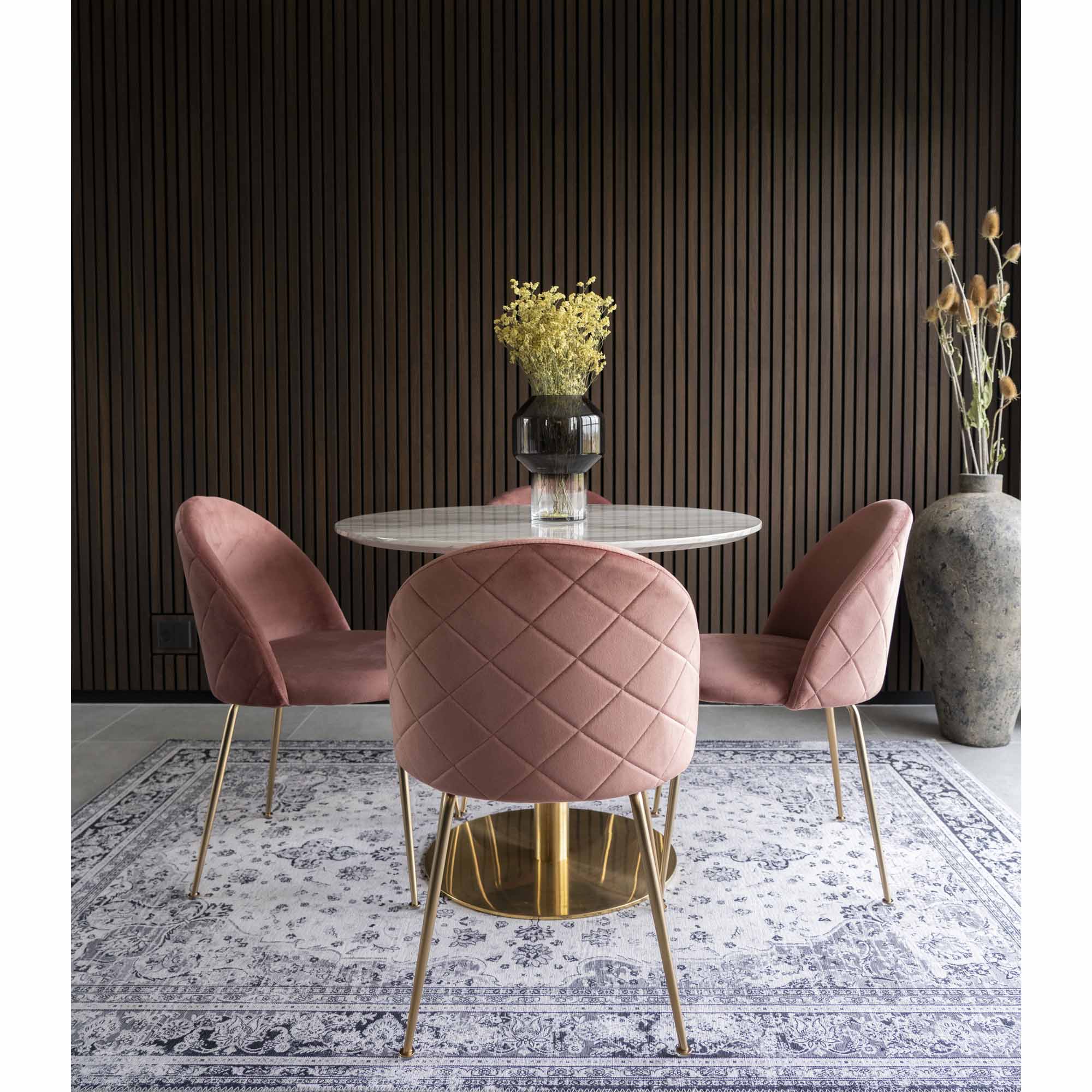House Nordic Geneve Matstol 2 pack Rose
