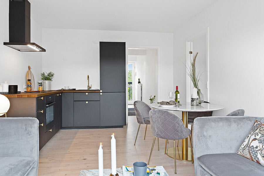 House Nordic Geneve Matstol 2 pack Grå