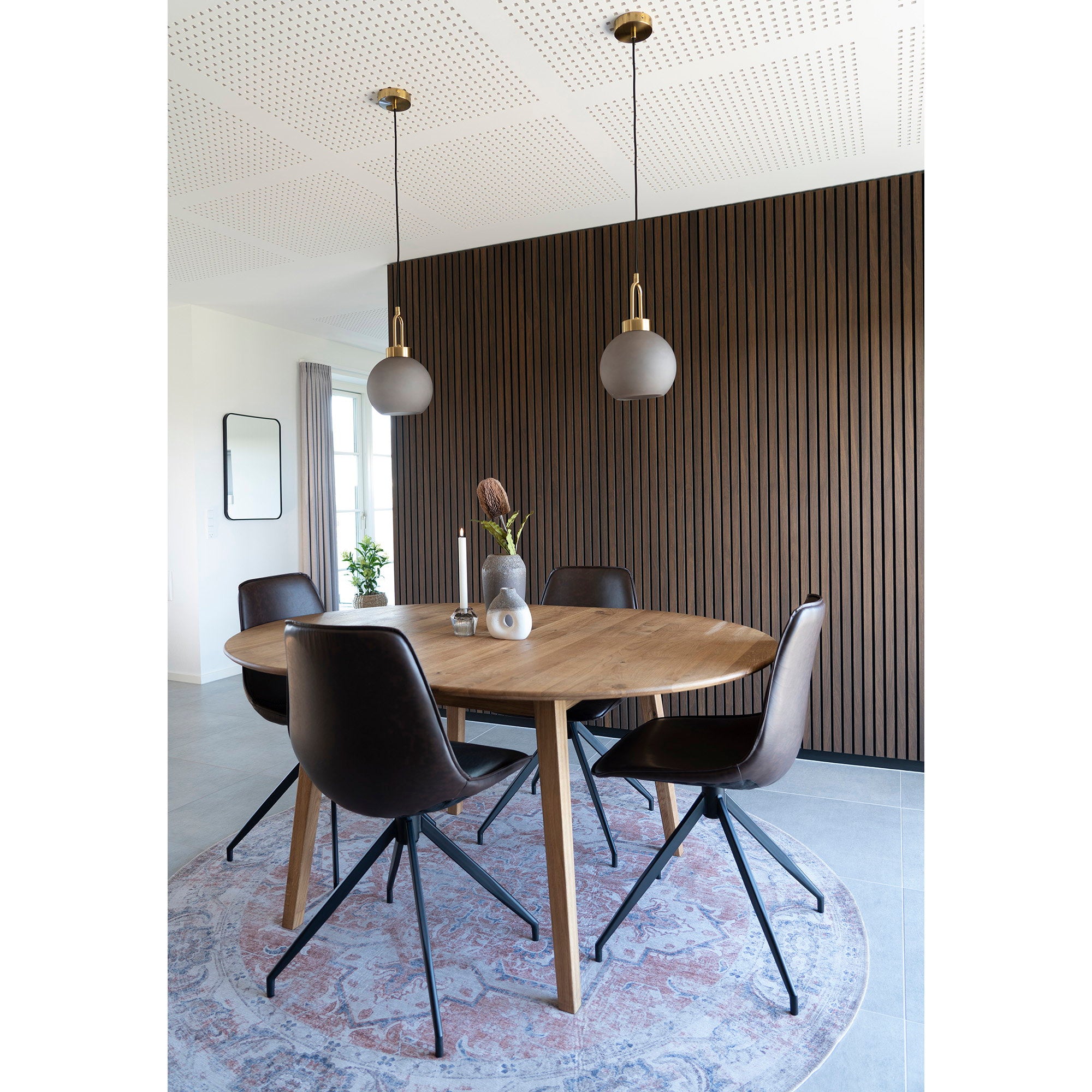 House Nordic Monaco Matstol 2 pack Brun