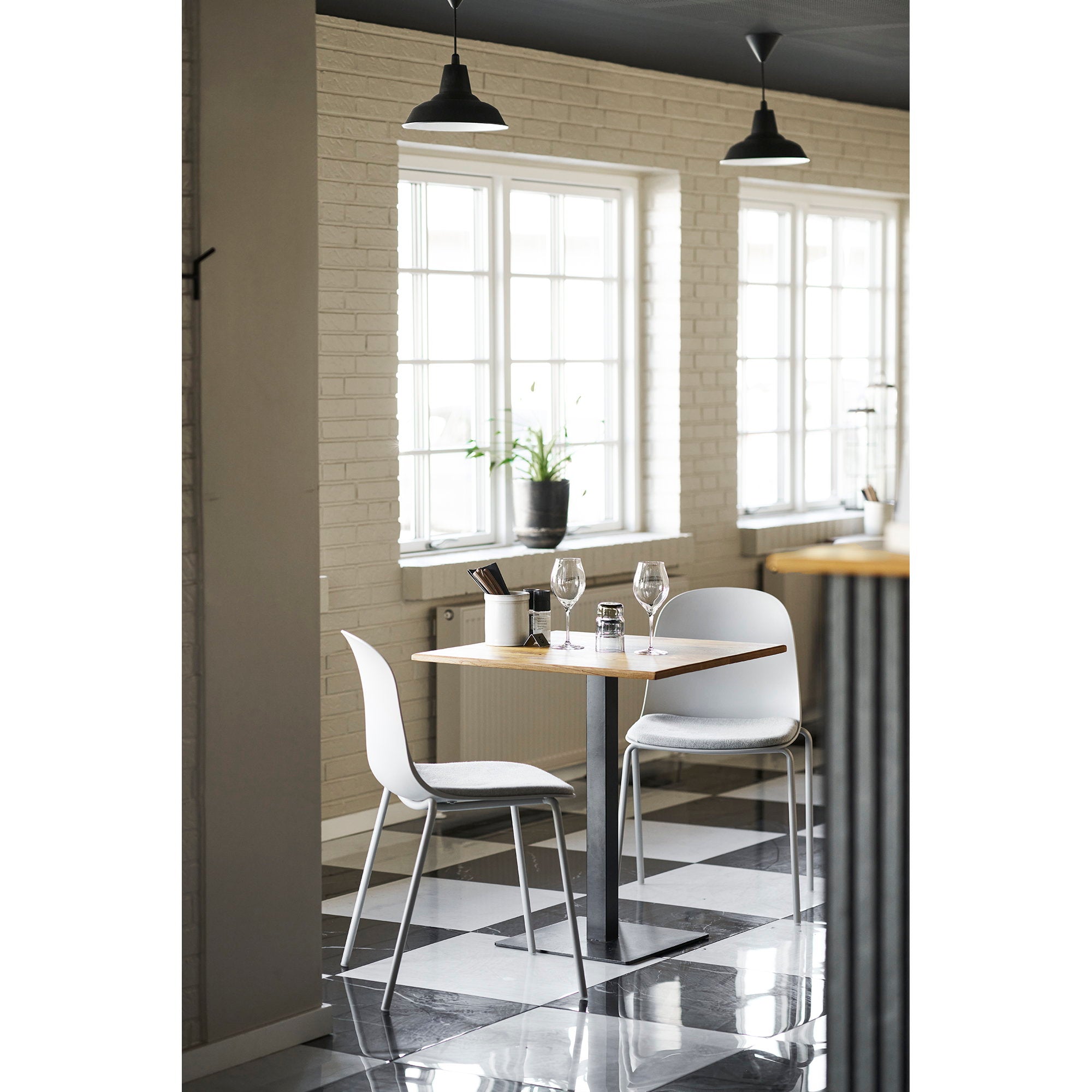House Nordic Madalena Matstol 2 pack Light Grå