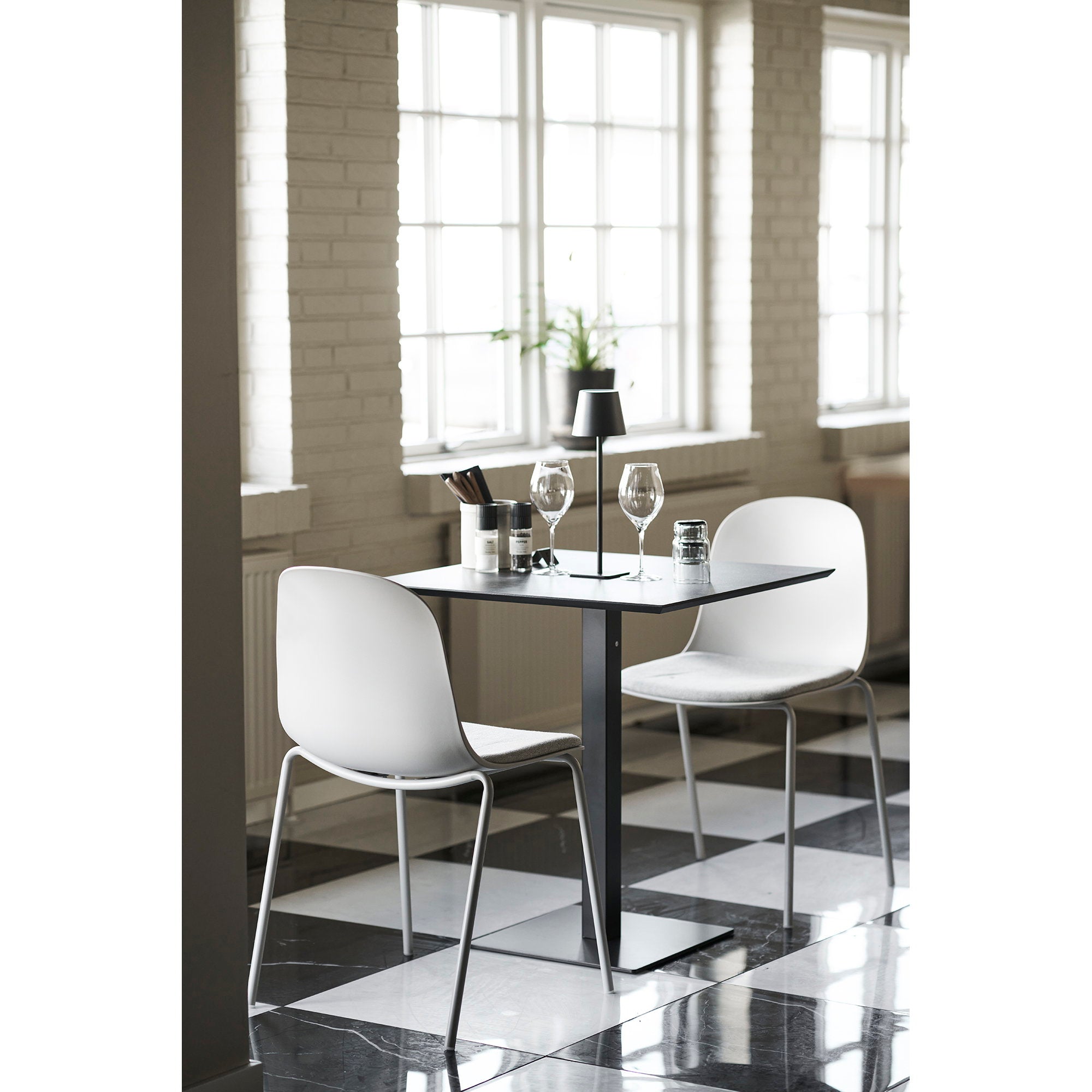 House Nordic Madalena Matstol 2 pack Light Grå