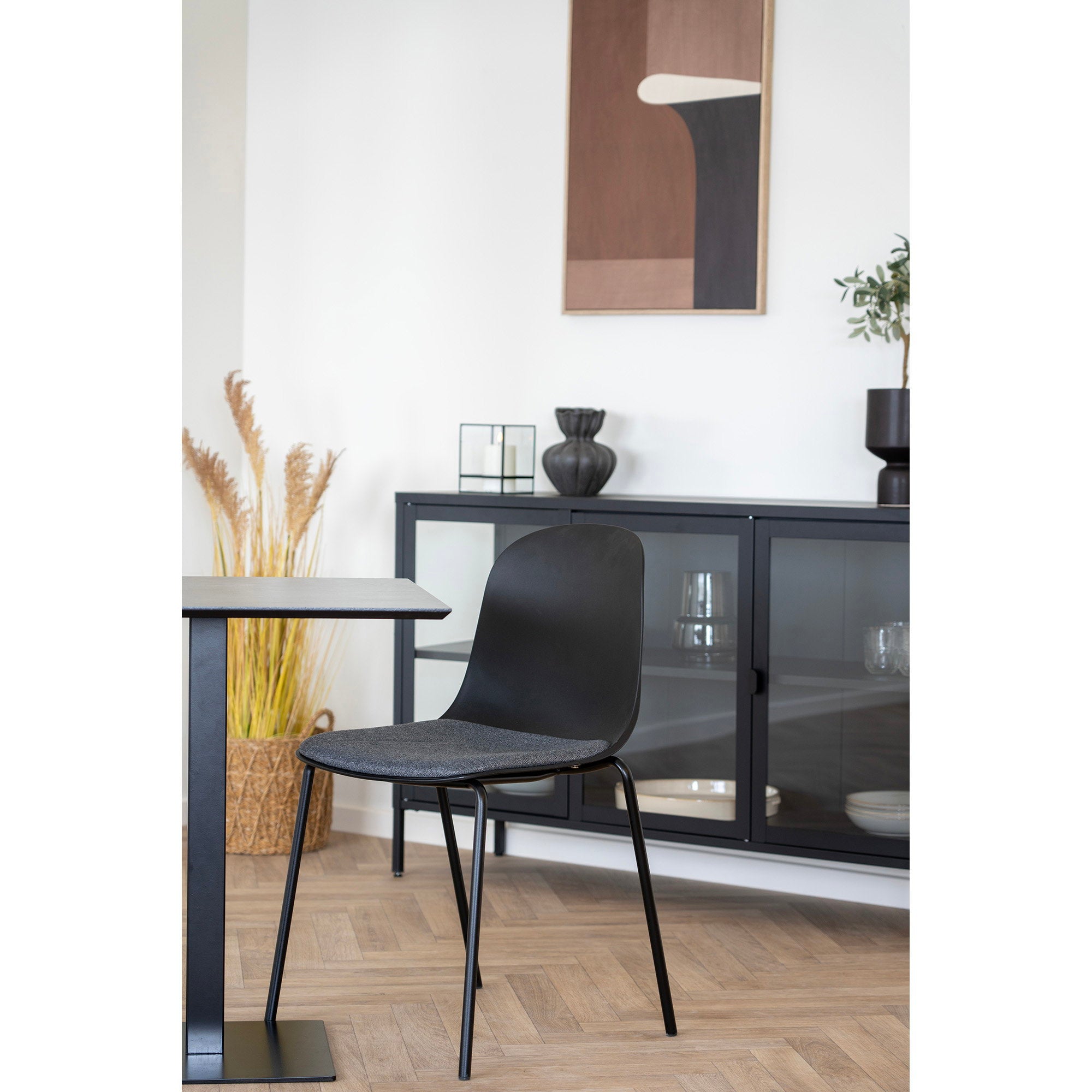 House Nordic Madalena Matstol 2 pack Svart