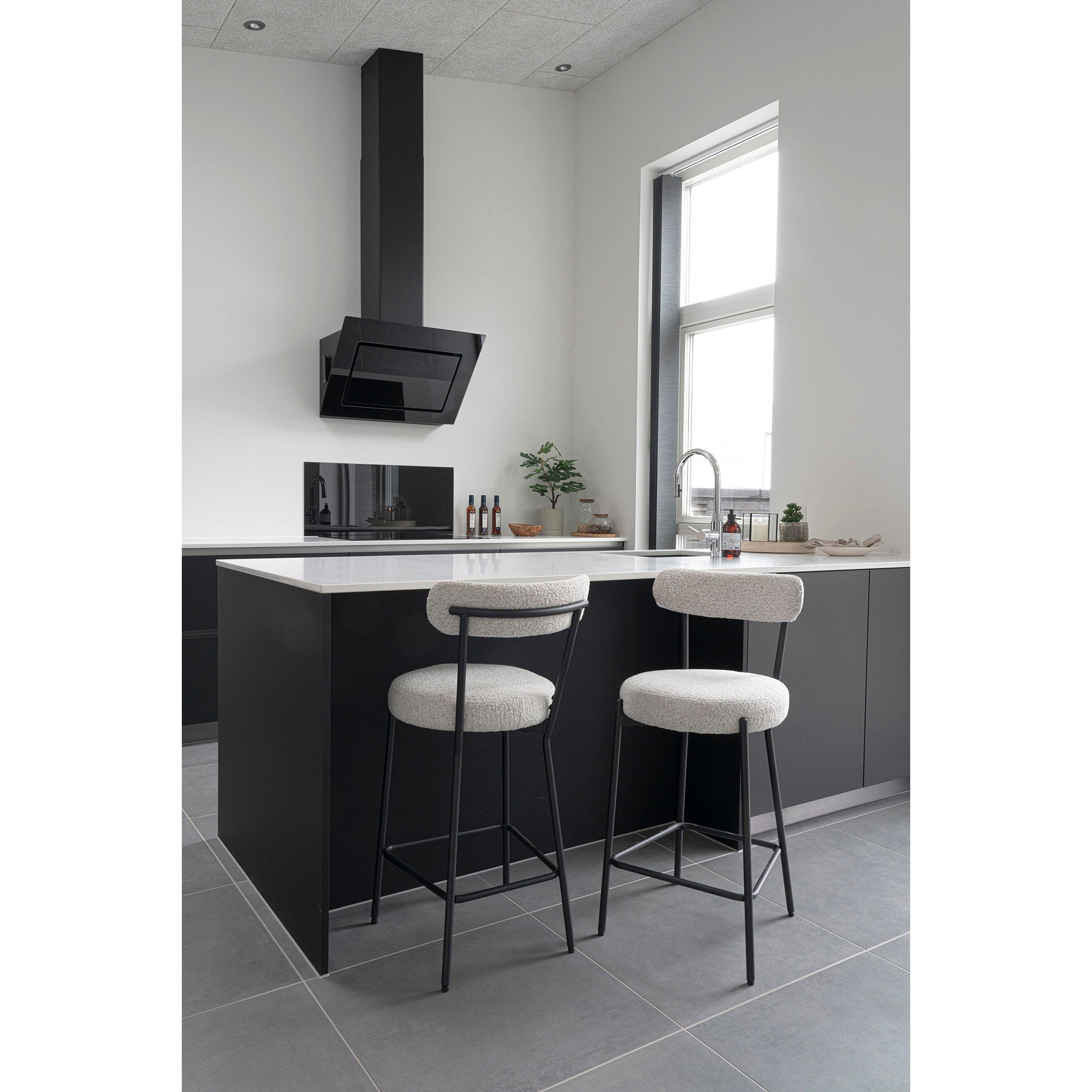 House Nordic Badalona Counter Stol Vit