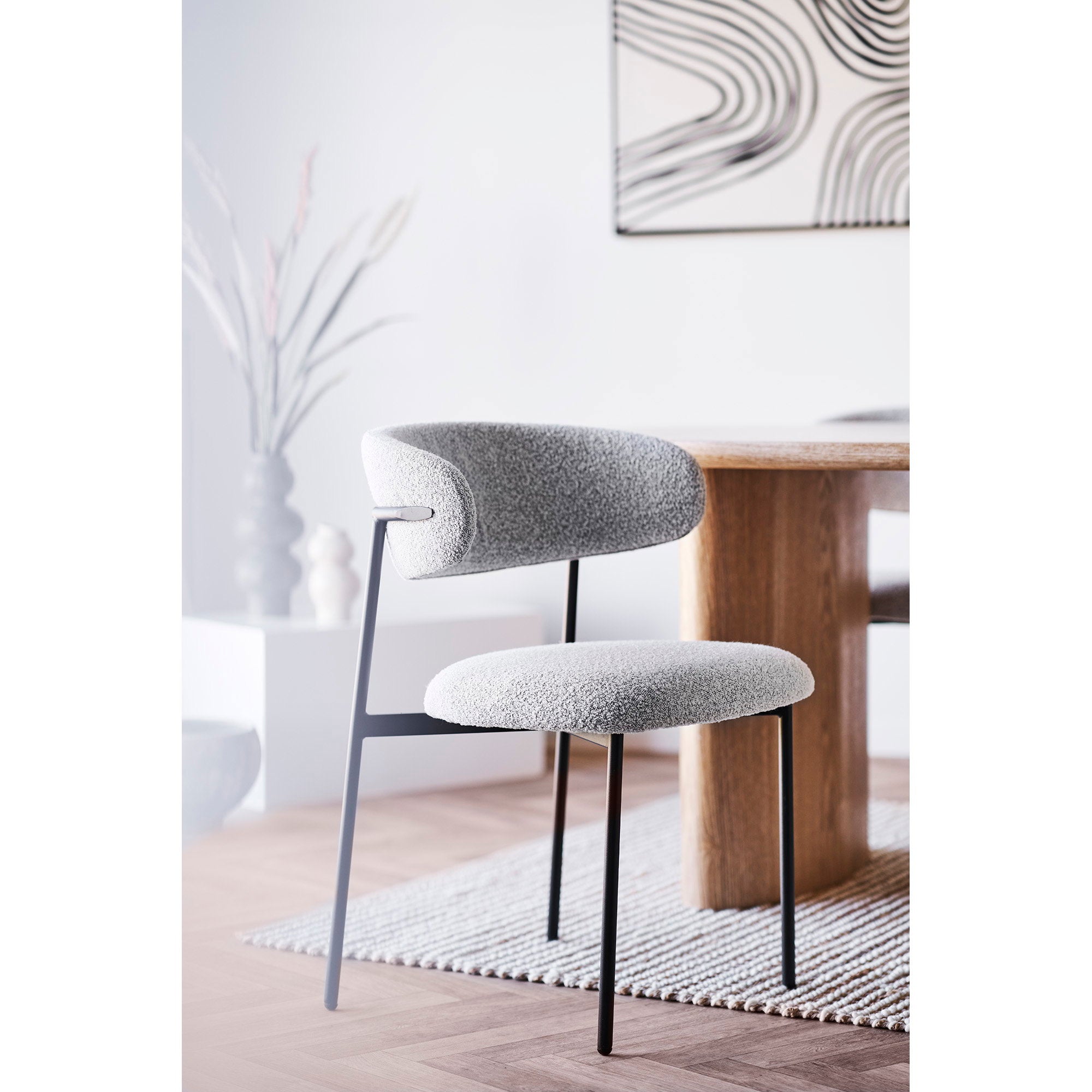 House Nordic Mira Matstol 2 pack Sand