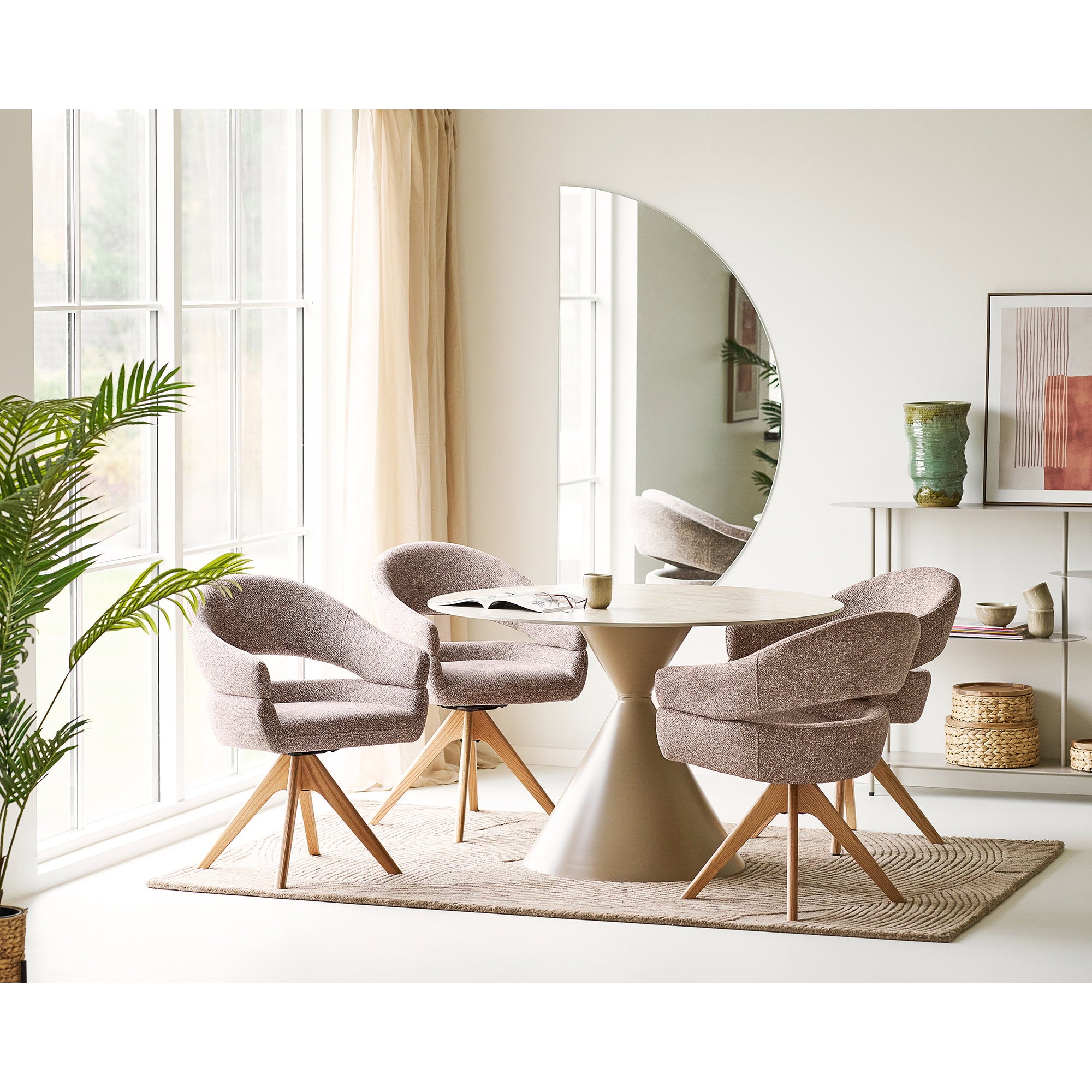 House Nordic Dover Matstol Brun