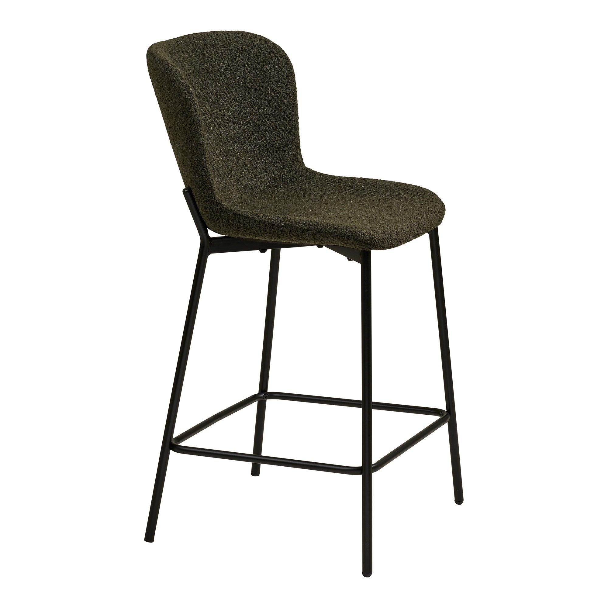 House Nordic Maceda Counter Stol 2 pack Mörkgrön