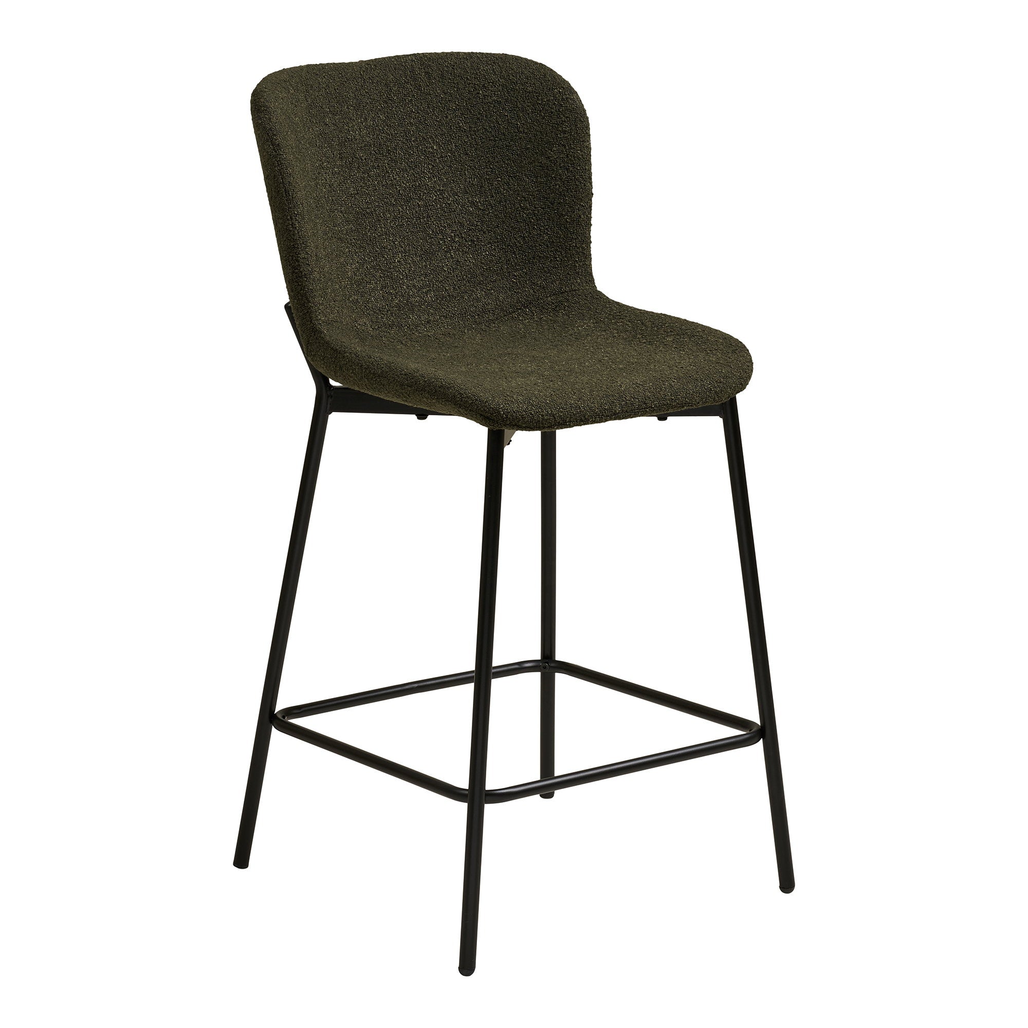 House Nordic Maceda Counter Stol 2 pack Mörkgrön