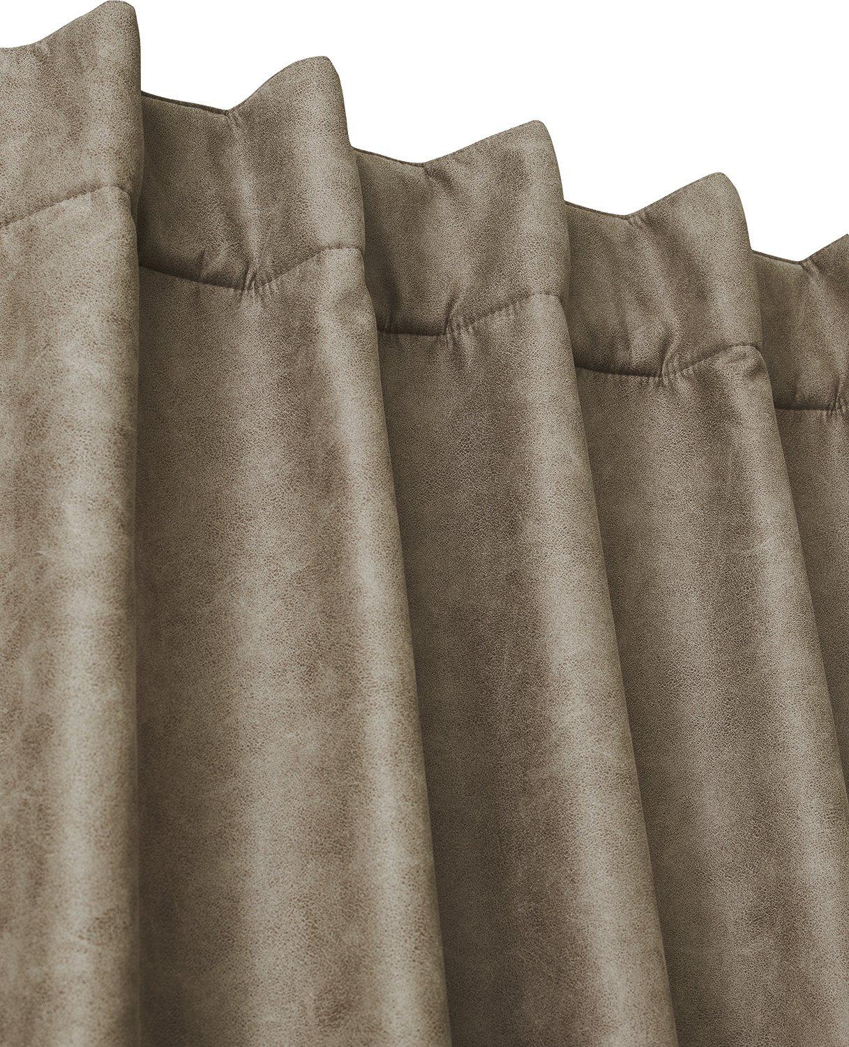 Svanefors Lycke Gardin 1P M brun 1x135x280cm