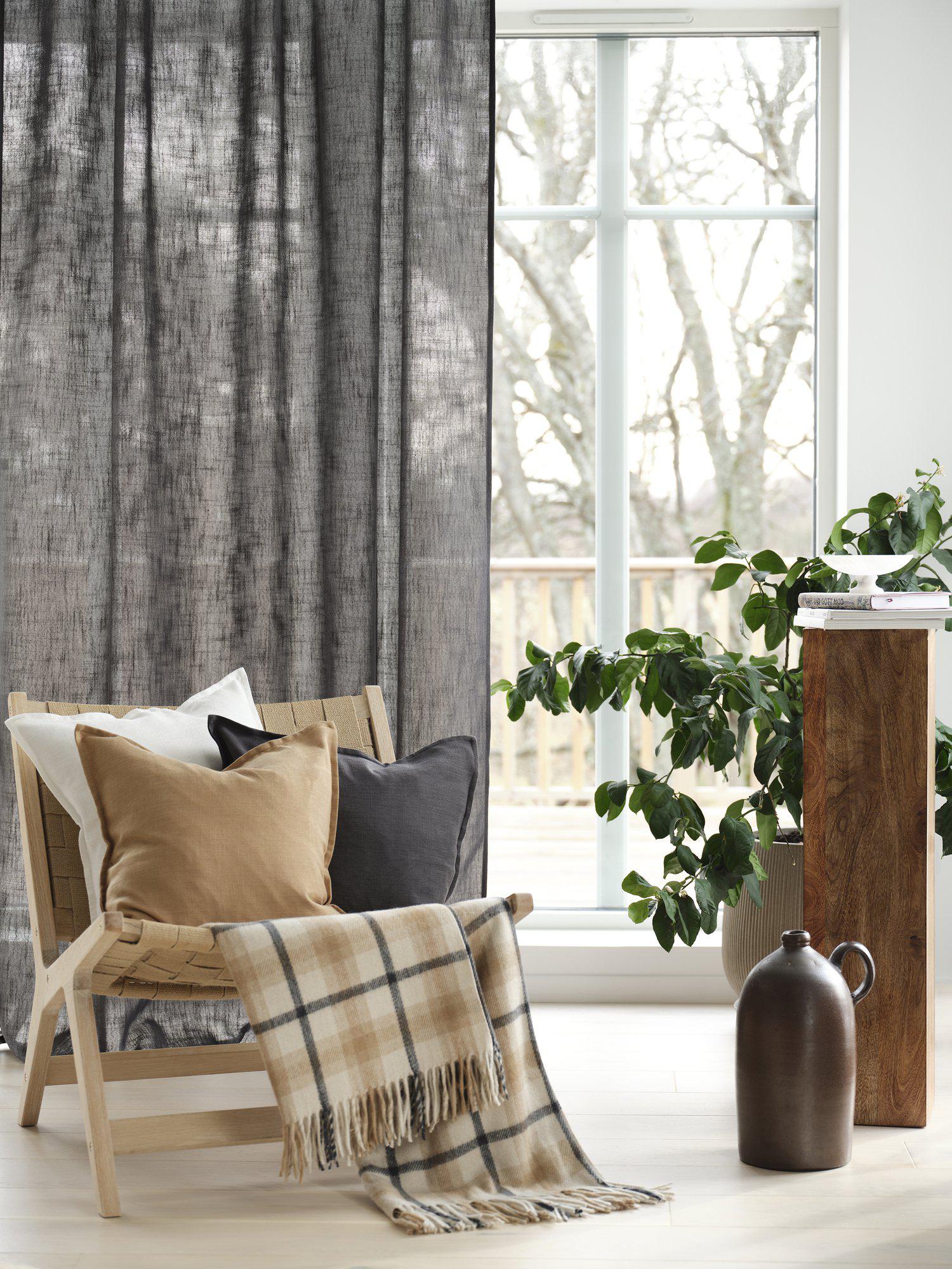 Svanefors Cecil Kuddfodral Asfalt 45x45cm