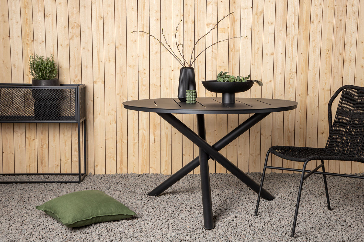 Venture Home Alma Runda Matbord ⌀120 Svart