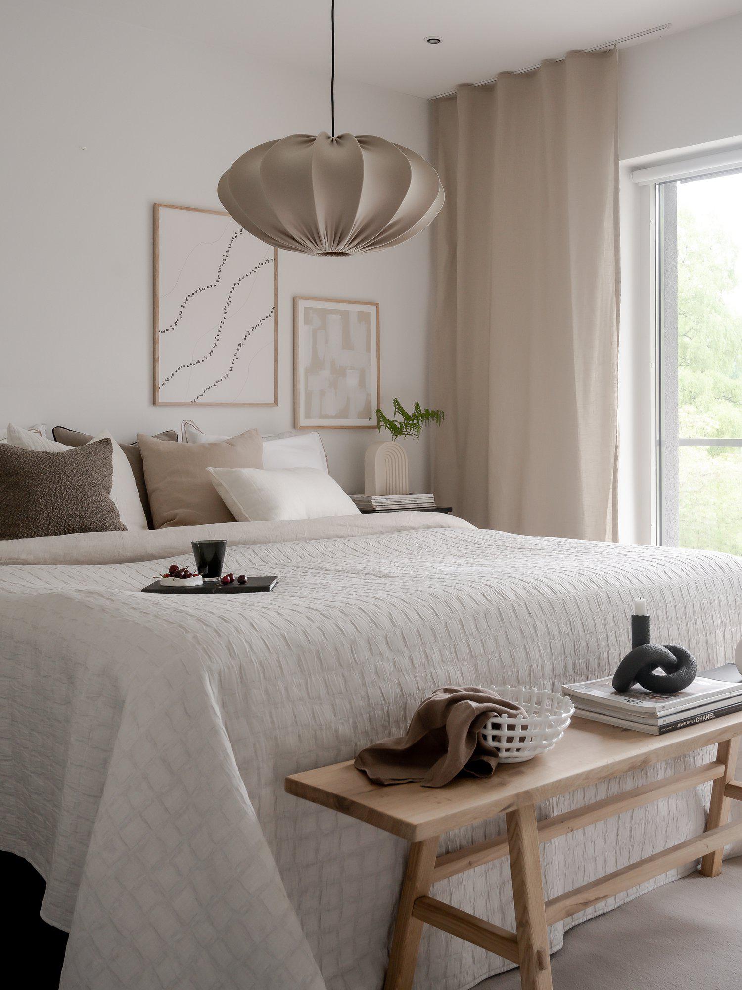 Svanefors Mavis Överkast Dubbe Offwhite 260x260cm