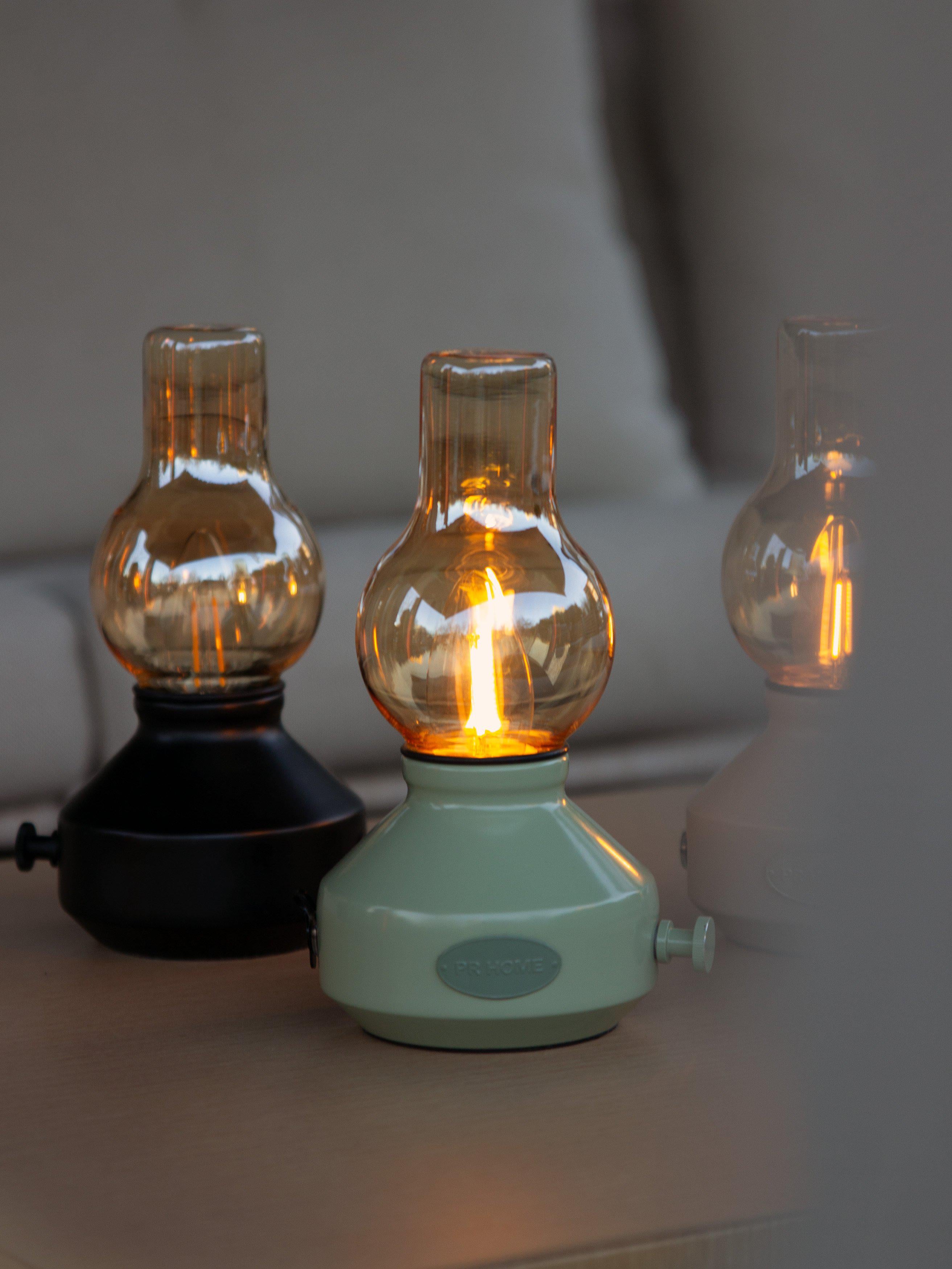 PR Home Glimt Bordslampa IP44 Laddbar sand/amber