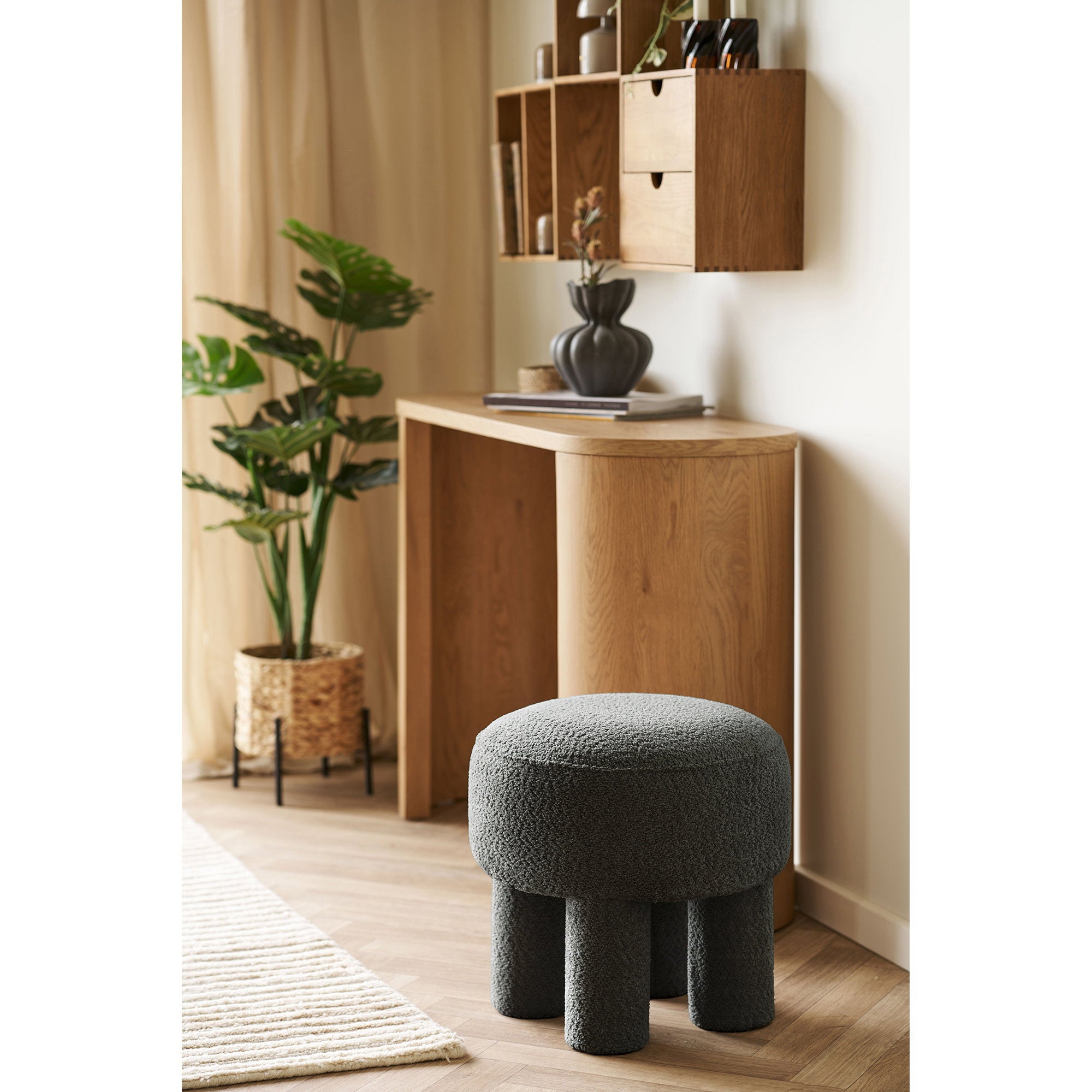 House Nordic Canberra Sittpuff Charcoal