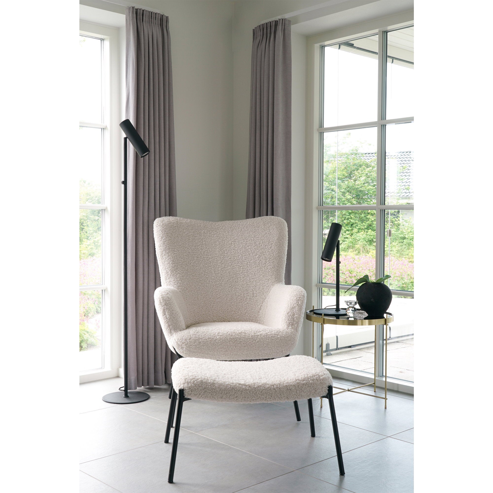 House Nordic Glasgow Footrest Vit
